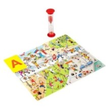 Настольная игра "НА СТАРТ, ВНИМАНИЕ…БУКВА!" 2 в 1 Играй Думай Учись Bondibon