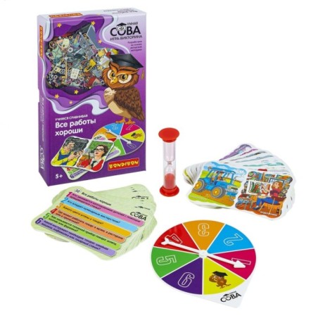 Игра-викторина «ВСЕ РАБОТЫ ХОРОШИ» Умная Сова Bondibon