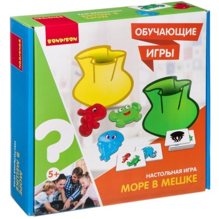 Обучающая настольная игра "МОРЕ В МЕШКЕ" Bondibon