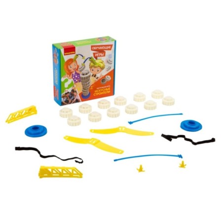 Обучающая настольная игра "ИСКУСНЫЕ СТРОИТЕЛИ" Bondibon