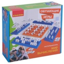 Обучающая настольная игра "МИР ВЫЧИСЛЕНИЙ" Bondibon