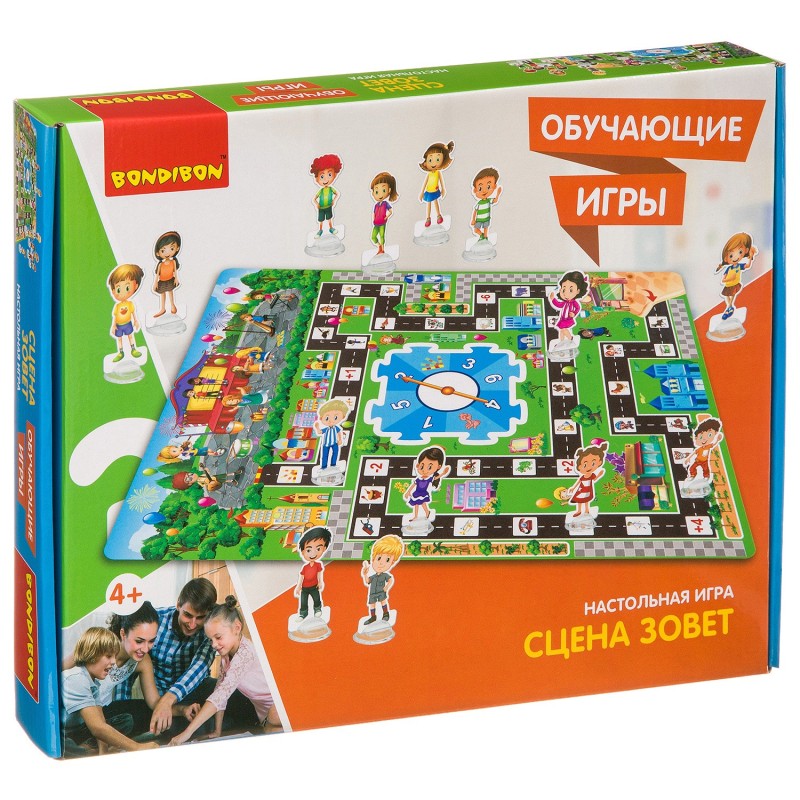 Обучающая настольная игра "СЦЕНА ЗОВЕТ" Bondibon