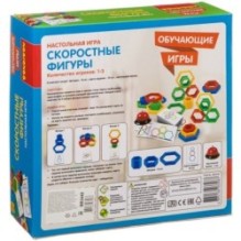 Обучающая настольная игра "Скоростные фигуры" Bondibon