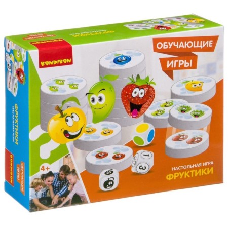 Обучающая настольная игра "ФРУКТИКИ" Bondibon