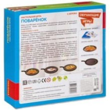 Обучающая настольная игра "ПОВАРЕНОК" Bondibon