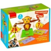 Обучающая настольная игра "ОБЕЗЬЯНКА СЧЕТОВОД" Bondibon
