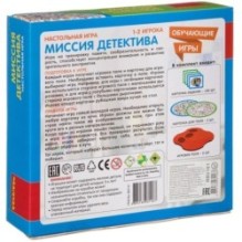 Обучающая настольная игра "МИССИЯ ДЕТЕКТИВА" Bondibon