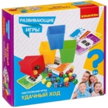 Развивающая настольная игра "УДАЧНЫЙ ХОД" Bondibon