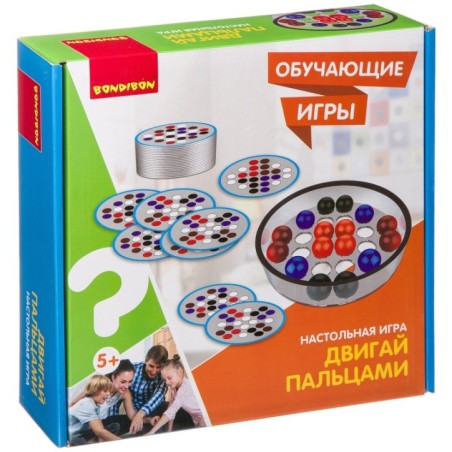 Обучающая настольная игра "ДВИГАЙ ПАЛЬЦАМИ" Bondibon