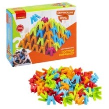 Обучающая настольная игра "ПОСТРОЙ ПИРАМИДУ" Bondibon