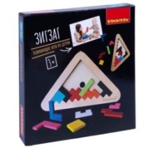 Развивающая игра-головоломка «ЗИГЗАГ» Развивающие игры из дерева Bondibon