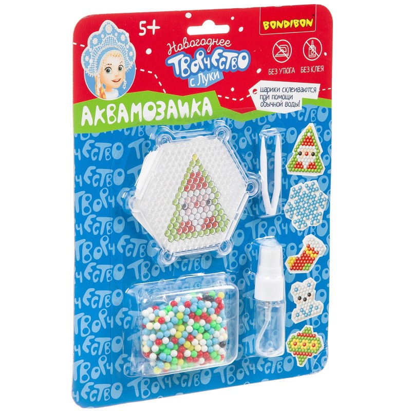 Набор для творчества Bondibon "Новогодняя аквамозаика с Луки" Набор для творчества Bondibon "Новогодняя аквамозаика с Луки"