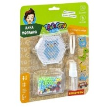 Набор для творчества АКВАМОЗАИКА "ЖИВОТНЫЕ И ТРАНСПОРТ" с подложкой в виде шестигранника Творчество с Буки Bondibon