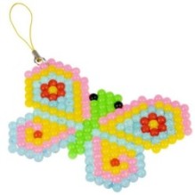 Набор для творчества АКВАМОЗАИКА "ОБИТАТЕЛИ ЛУГА" 1000 блестящих и неоновых бусин, подвески Творчество с Луки Bondibon