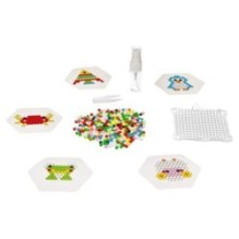 Набор для творчества АКВАМОЗАИКА "ЖИВОТНЫЕ" с подложкой в виде шестигранника Творчество с Луки Bondibon