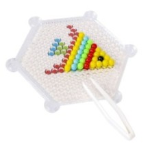 Набор для творчества АКВАМОЗАИКА "ЖИВОТНЫЕ" с подложкой в виде шестигранника Творчество с Луки Bondibon