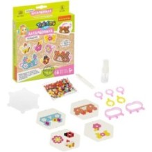 Набор для творчества АКВАМОЗАИКА "УКРАШЕНИЯ" 350 бусин, 2 браслета, 5 колец Творчество с Луки Bondibon