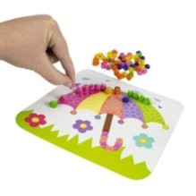 Набор для творчества Bondibon "Картина с помпончиками: Зонтик"