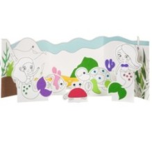 Набор для творчества Bondibon 3 в 1 "Домашний театр Русалочки"