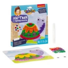 Набор для творчества Bondibon "Картина с помпончиками: Черепашка"