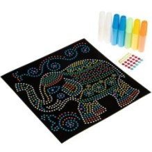 Набор для творчества АППЛИКАЦИЯ КРАСКАМИ "СЛОН" Творчество с Буки Bondibon