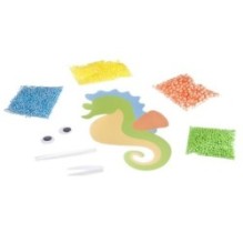 Набор для творчества Bondibon " Мозаика из шариков Морской конёк"