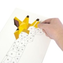 Набор для творчества Bondibon " Геометрическая аппликация. Жираф"