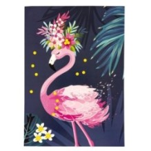 Набор для творчества АППЛИКАЦИЯ "ФЛАМИНГО" с перьями и стразами Творчество с Луки Bondibon