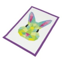 Набор для творчества Bondibon " Геометрическая аппликация. Заяц"