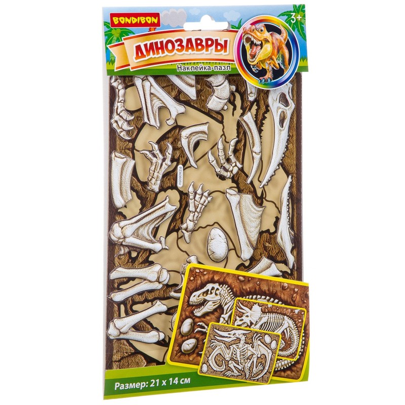 Наклейки-пазл Bondibon "Птеранодон" Наклейки-пазл Bondibon "Птеранодон"