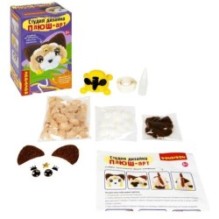 Набор для детского творчества "ПЛЮШ-арт" КОТЁНОК бежевый Студия дизайна Bondibon
