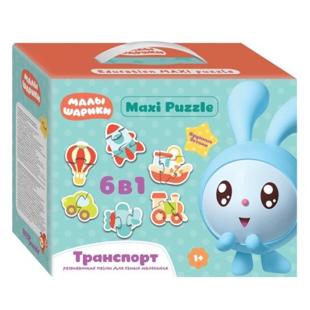 Мозаика "puzzle" 6в1 "Малышарики" (RIKI)