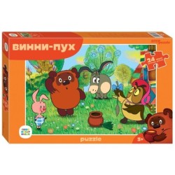 Мозаика "puzzle" maxi 24 "Винни Пух (new)" (С/м)
