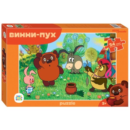 Мозаика "puzzle" maxi 24 "Винни Пух (new)" (С/м)