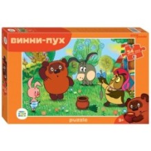 Мозаика "puzzle" maxi 24 "Винни Пух (new)" (С/м)