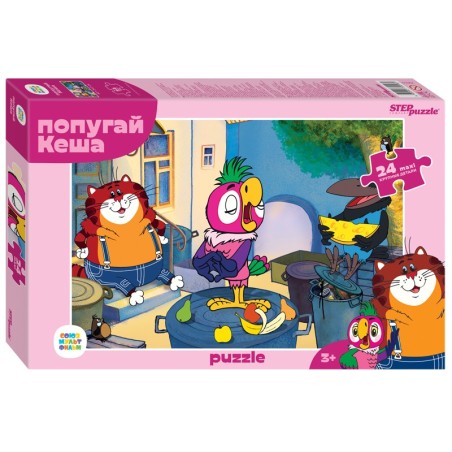 Мозаика "puzzle" maxi 24 "Попугай Кеша" (С/м)