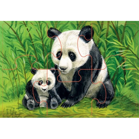 Напольный пазл "Дикие животные" (Средние)