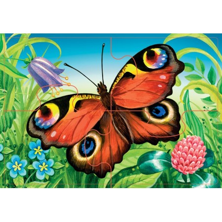 Напольный пазл "Насекомые" (Средние)