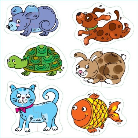 Напольный пазл "Домашние любимцы" (Малые)