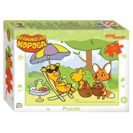 Мозаика "puzzle" 54 "Оранжевая корова"