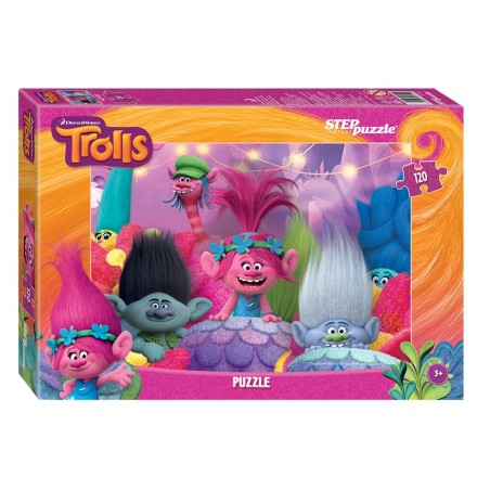 Мозаика "puzzle" 120 "Trolls" (DreamWorks)