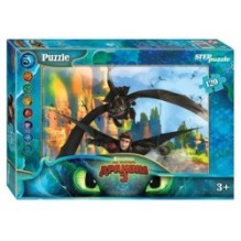 Мозаика "puzzle" 120 "Как приручить дракона - 3" (DreamWorks)