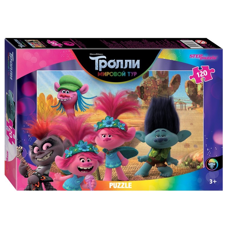Мозаика "puzzle" 120 "Trolls - 2" (DreamWorks)
