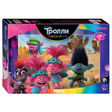 Мозаика "puzzle" 120 "Trolls - 2" (DreamWorks)