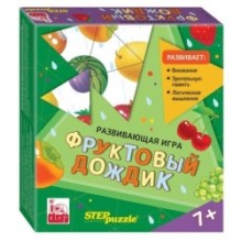 Развивающая игра "Фруктовый дождик. Тримино" (IQ step)