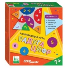 Развивающая игра "Радуга цифр. Тримино" (IQ step)
