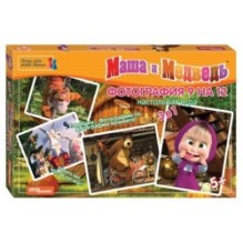 Настольная игра "Фотография 9 на 12" (Маша и Медведь)