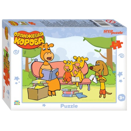 Мозаика "puzzle" 80 "Оранжевая корова"