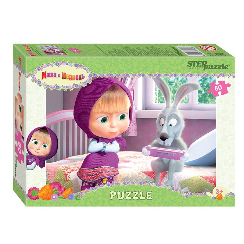 Мозаика "puzzle" 80 "Маша и Медведь - 2"