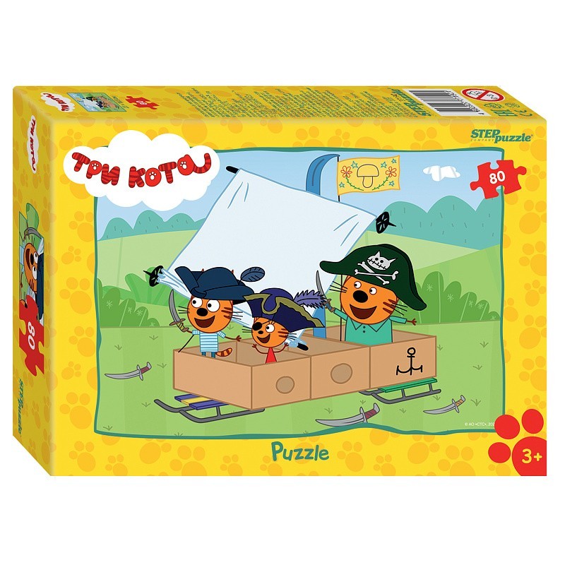 Мозаика "puzzle" 80 "Мультгерои - 1" (Мельница/АО "СТС")